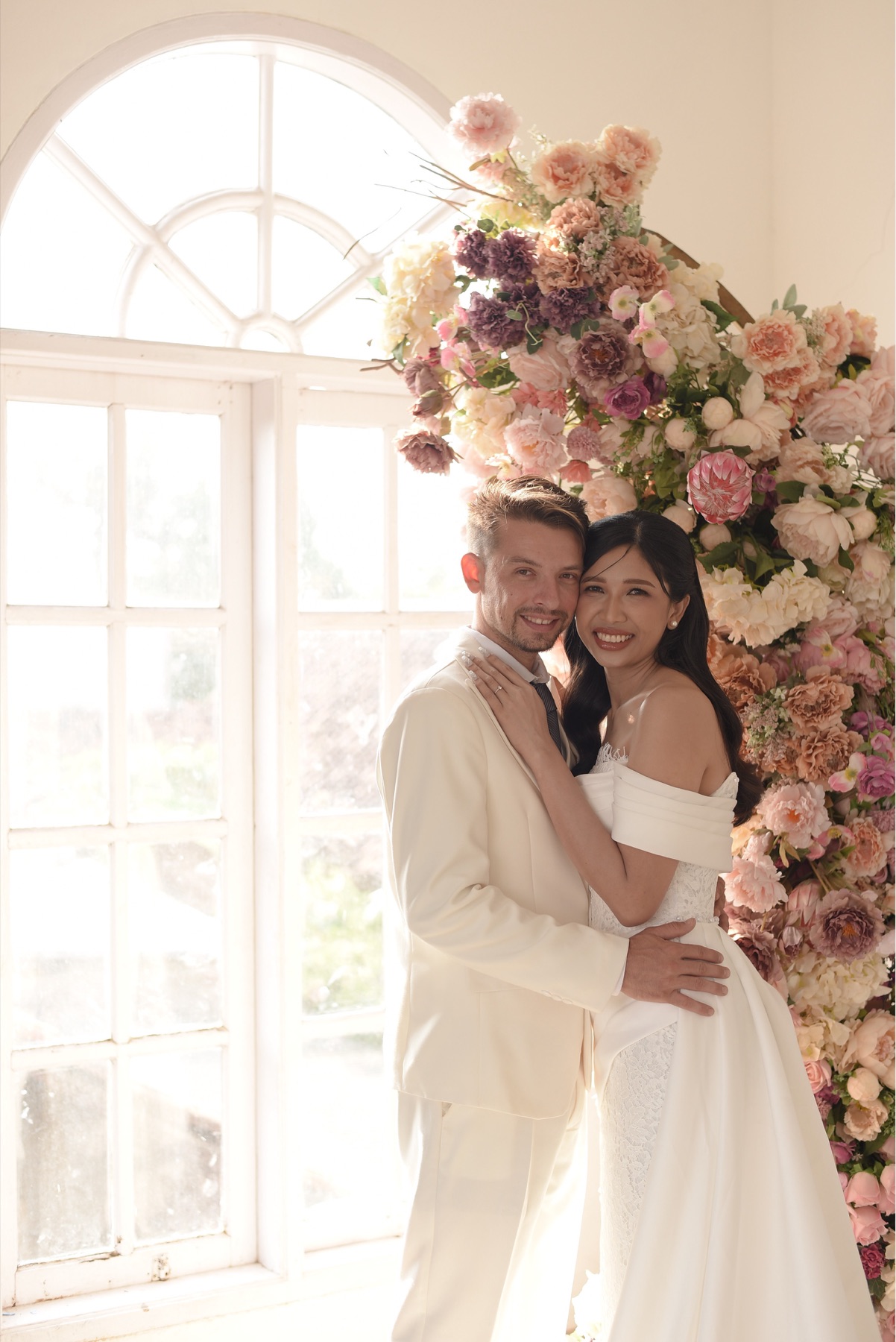 Adrien et Luci le jour de leur mariage